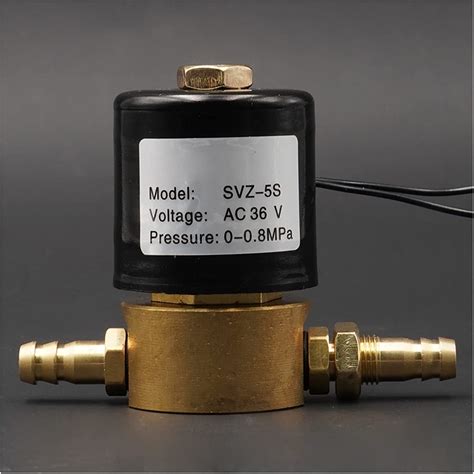 Amazon SVZ 5 Solenoid Valve 220v 36v 24v Orifice 5mm Two Position