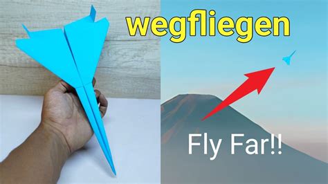 Wie Man Ein Papierflugzeug Baut Das Weit Und Gerade Fliegt Youtube