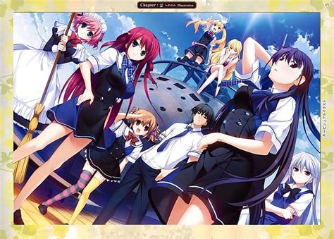 Anime Grisaia No Kajitsu Grisaia Serie Yuria Harudera Amane Suou