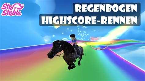 Schnell Wie Der Blitz Regenbogen Highscore Rennen Star Stable