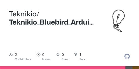 Github Teknikioteknikiobluebirdarduino