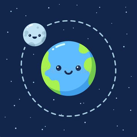 Earth Moon Cute Stock Illustrations – 8,401 Earth Moon Cute Stock ...