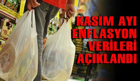 Kasım ayı enflasyon verileri açıklandı Köroğlu Gazetesi Bolu son