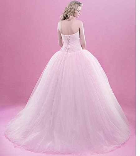 Beauty Bridal Long Prom Ball Gown Tulle Sweetheart Quinceanera Dress 12