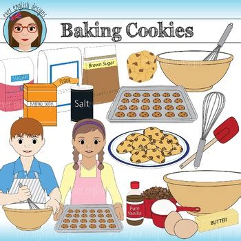 Baking Cookies Clip Art by Ever English Designs | TpT