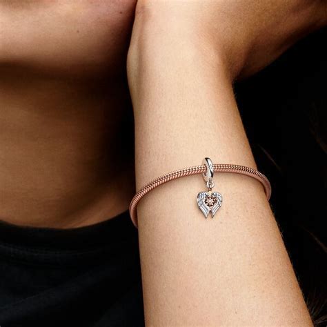 PANDORA Himmelskompass Engelsflügel Charm Anhänger Charm Armband