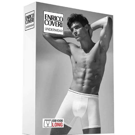 ENRICO COVERI 6 BOXER UOMO COTONE ELASTICIZZATO EB1000 LONG