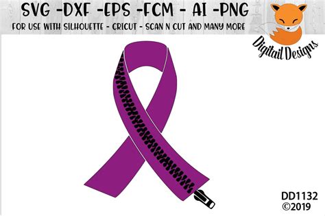 Chiari Malformation Awareness Ribbon SVG Png Dxf Eps - Etsy