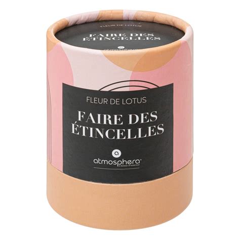 Bougie parfumée Jomy fleur de lotus 200g Atmosphera créateur d