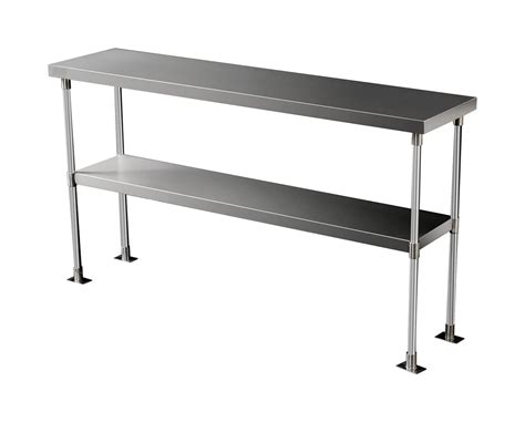 Stainless Steel Over Bench Shelf 2 Tier 1450 X 350mm Brayco