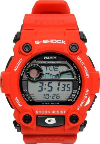 Casio Mens G Shock Rescue Red Digital Sport Watch G A