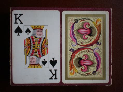 Heraclio Fournier Playing Cards Fleur De Lis 826 Double Deck Vintage