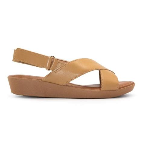 Sand Lia Usaflex Feminina Plataforma Couro Fecho Flex Aa Sand Lia