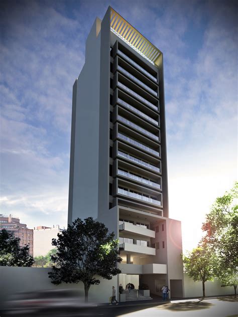 3D Edificio de Departamentos Render Arquitectos del Paraguay Galería