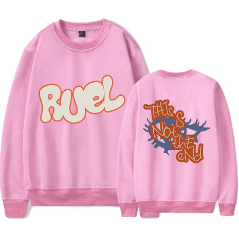 Ruel Merch Bubble Logo Crewneck Music Men Women Long Sleeve Hoodie