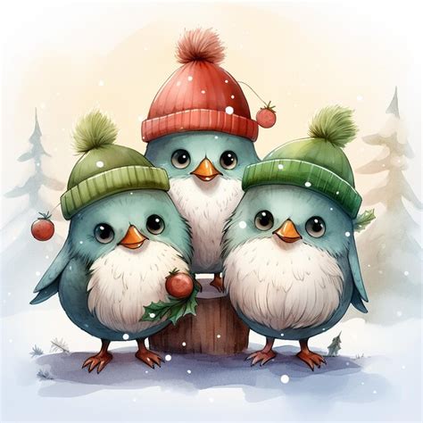 premium photo  cute  birds