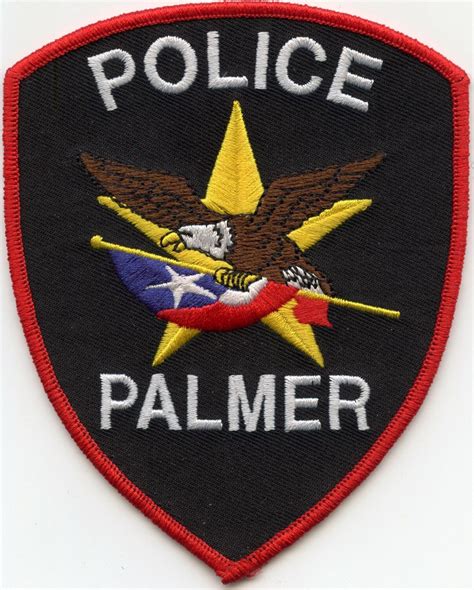 Palmer Texas Tx Police Patch Ebay