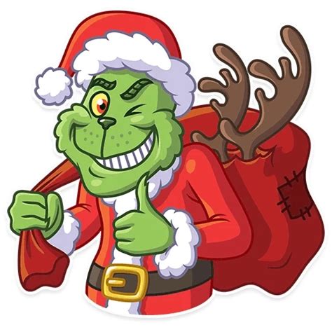 Xmas Grinch Png Santa Claus Free Png Images Digital Image Download