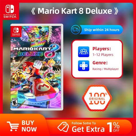 Nintendo Switch Game Deals Mario Kart 8 Deluxe Support 13 Languages Tv