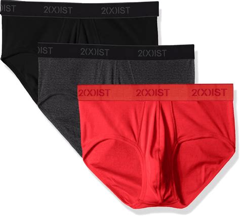 X Ist Men S Essential Cotton Contour Pouch Brief Pack At Amazon Men