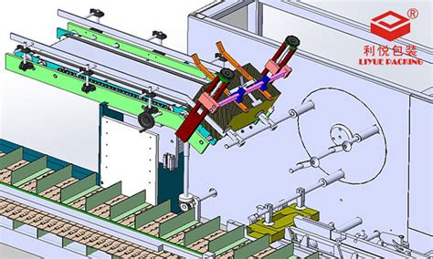 装盒机物料下放机构的介绍装盒机技术广州利悦包装