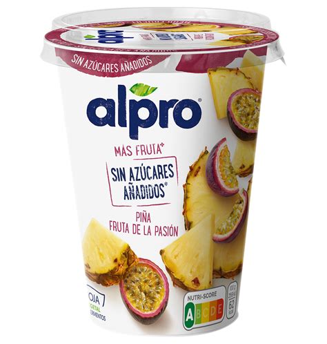 Comprar YOGUR ALPRO PIÑA Y FRUTAS DE LA PASIÓN 1 UNIDAD 400G Yogures