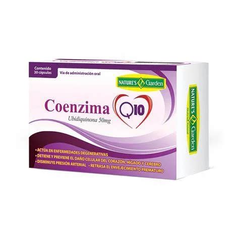 Coenzima Q C Psulas X De Nature S Garden Protecci N Y Bienestar