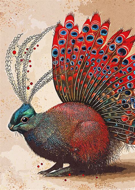 'Bunny Cock' Poster, picture, metal print, paint by Coffee Design