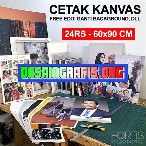 Cara Cetak Foto Di Tas Canvas Desain Grafis Indonesia