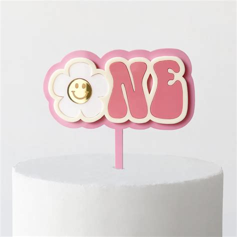 Two Groovy Cake Topper Sandra Dillon Design