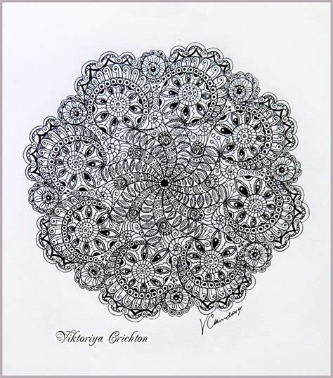 Zendala Mandala Coloring Doodle Patterns Mandala Coloring Pages