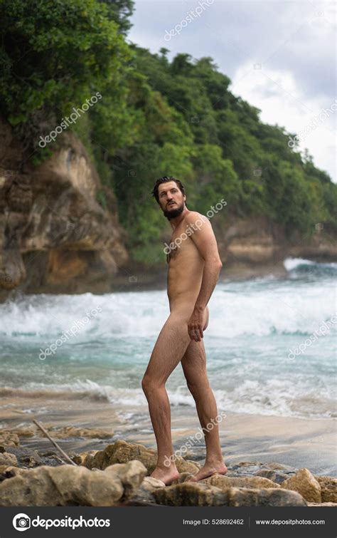 Naked Man Ocean Unity Man Nature Stock Photo By Kireyonok