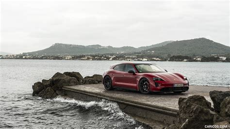 Porsche Taycan Gts Sport Turismo My Color Carmine Red Front