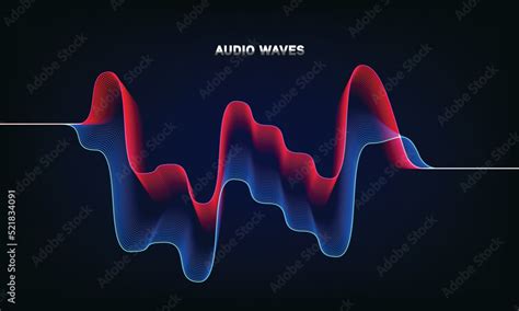 Equalizer music visualisation, sound waves futuristic. Frequency audio ...