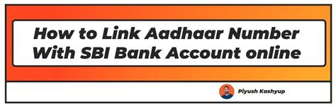 How To Link Aadhaar With Sbi Bank Account Updated