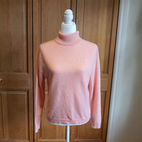 Croft Barrows 100 Cashmere Turtleneck Sweater S Gem