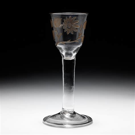 Bonhams A Wine Glass Of Jacobite Significance Circa 1750