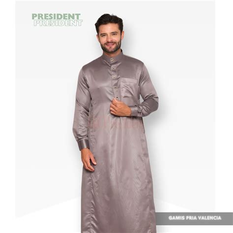 Jual President Gamis Pria Jubah Gamis Laki Laki Emboss Dengan Motif