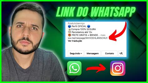 Tutorial De Como Colocar Link Do WHATSAPP No Instagram Mensagem