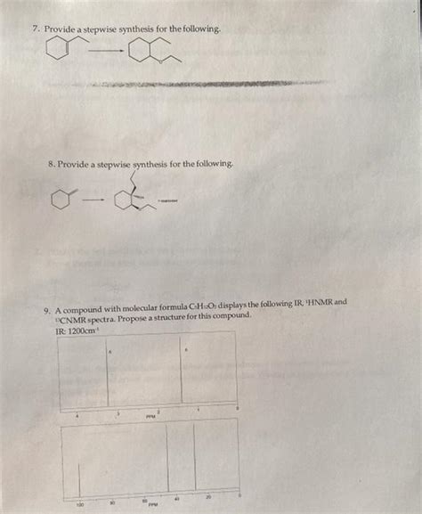 Solved Provide A Stepwise Synthesis For The Following Chegg