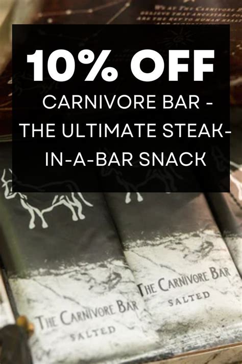 Why The Carnivore Bar Is One Of The Best Carnivore Snacks Artofit