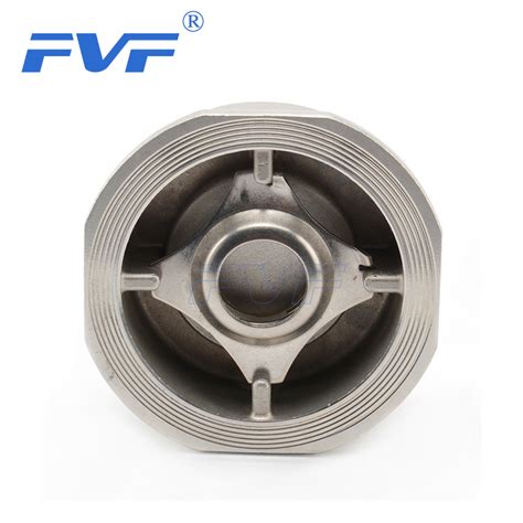 Stainless Steel Single Disc Spring Loaded Wafer No Return Check Valve