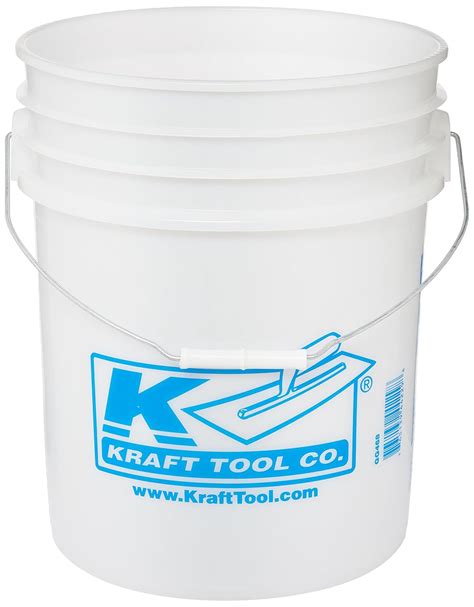 Kraft Tool Gg468 Plastic Bucket Without Lid 5 Gallon Home And Kitchen