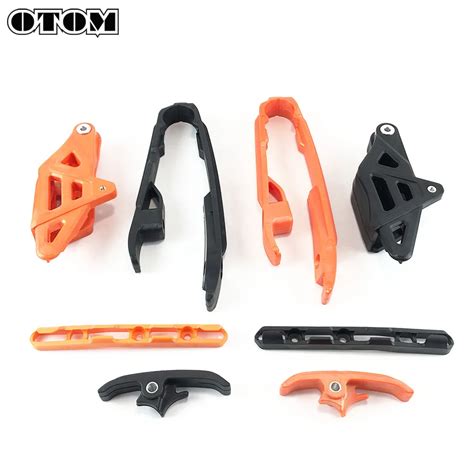 Otom Motorcycle Swingarm Chain Slider Kit Chain Guard Guide Brake