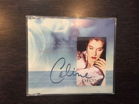 CD Single Celine Dion Because You Loved Me