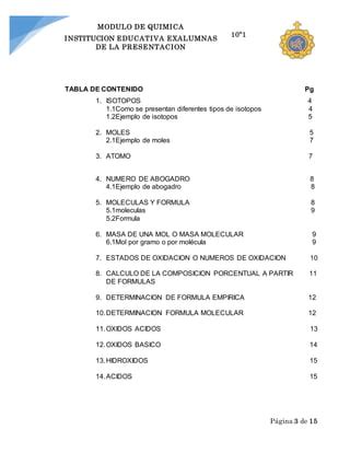 Modulo Quimica Grado Decimo Pdf