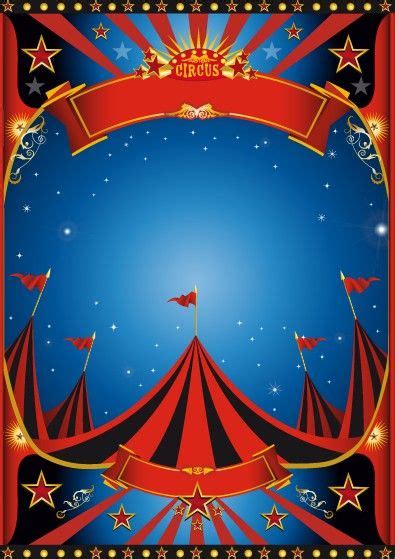 Circus Poster Template Vintage Style Circus Poster Design Vector 01