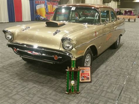 1957 Chevrolet Bel Air Is An Award Winning Hand Painted Gasser It Can Be Yours Autoevolution