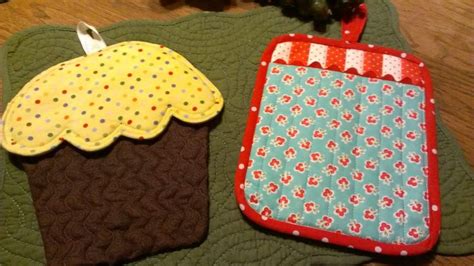 Potholders Pot Holders Mug Rugs Quilted Potholders