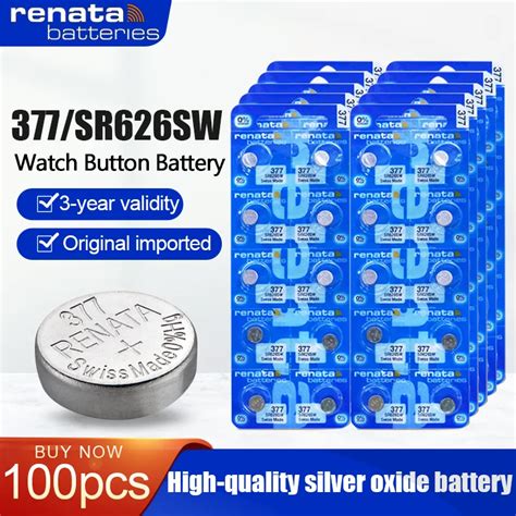 Pcs Original Renata Sr Sw Ag Lr Sr V Button Coin Cell